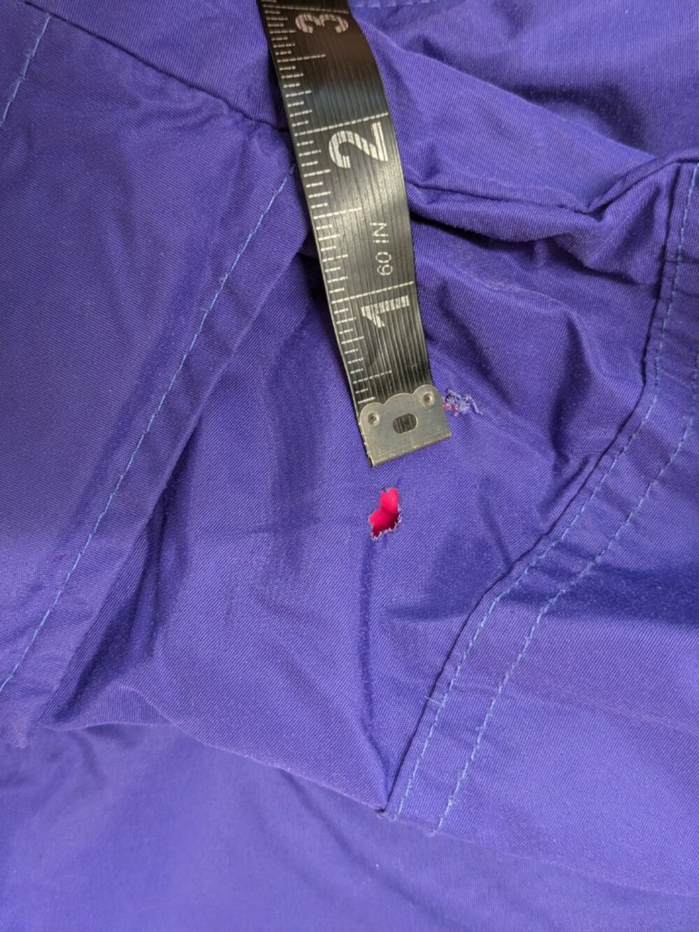 Vintage 90s Columbia Purple Neon Pink Pullover Anorak Jacket Medium Gorpcore - Picture 11 of 11